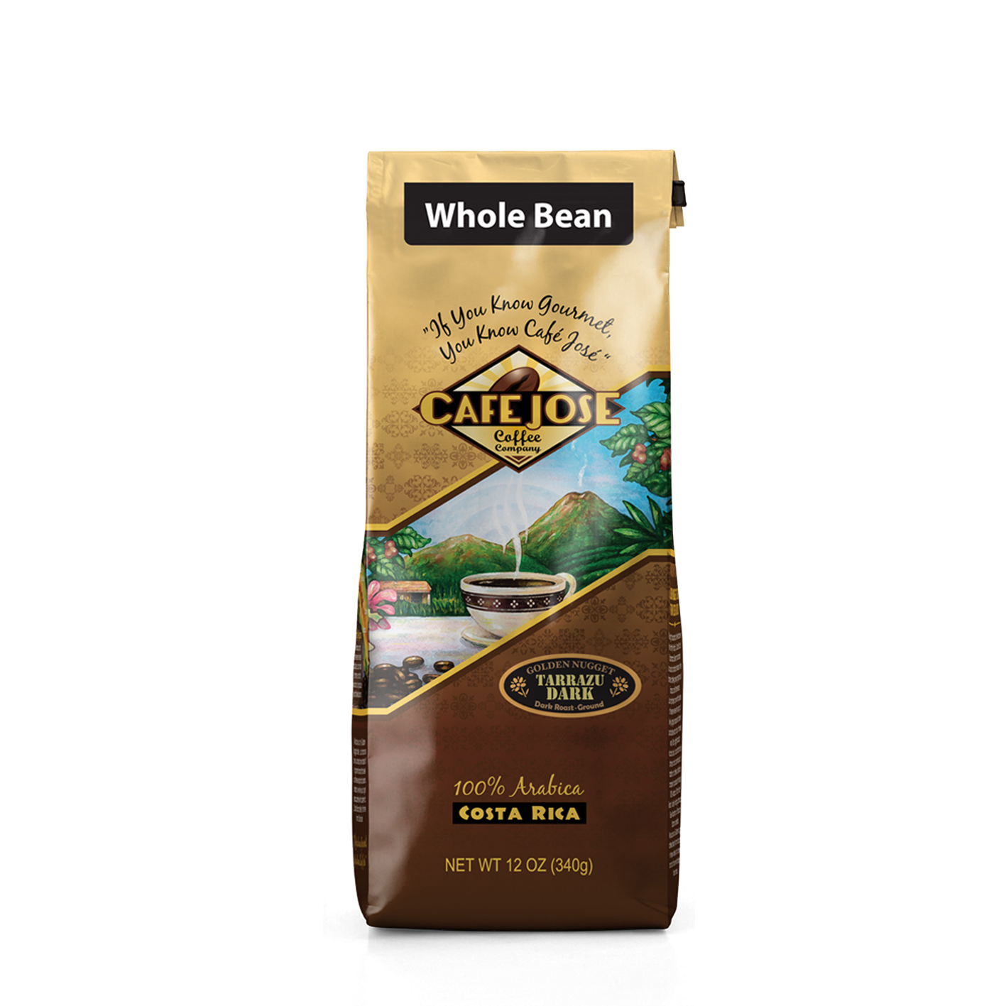 Tarrazu Dark Roast Coffee Whole Bean Smooth, Rich Flavor